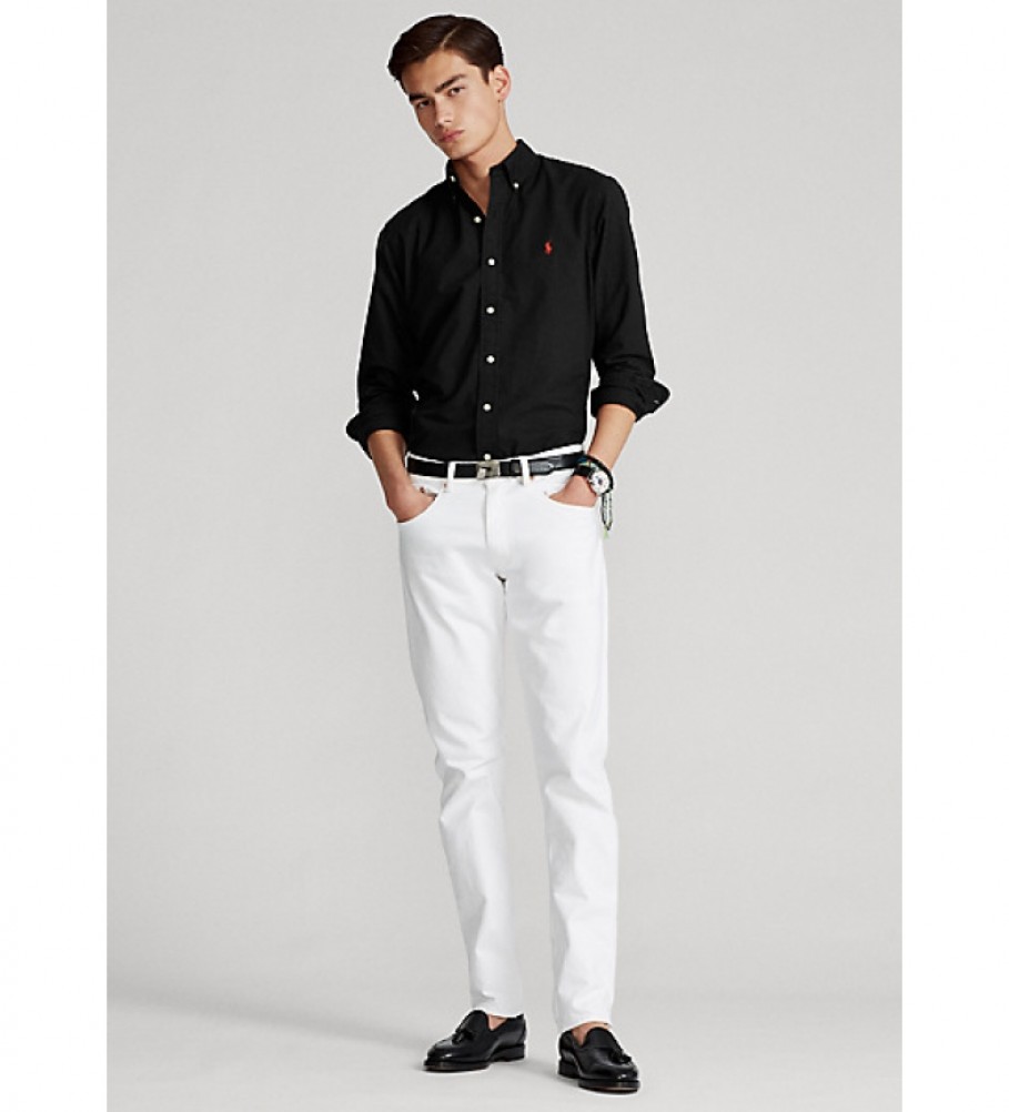 Ralph Lauren Camisa  Oxford Custom Fit negro