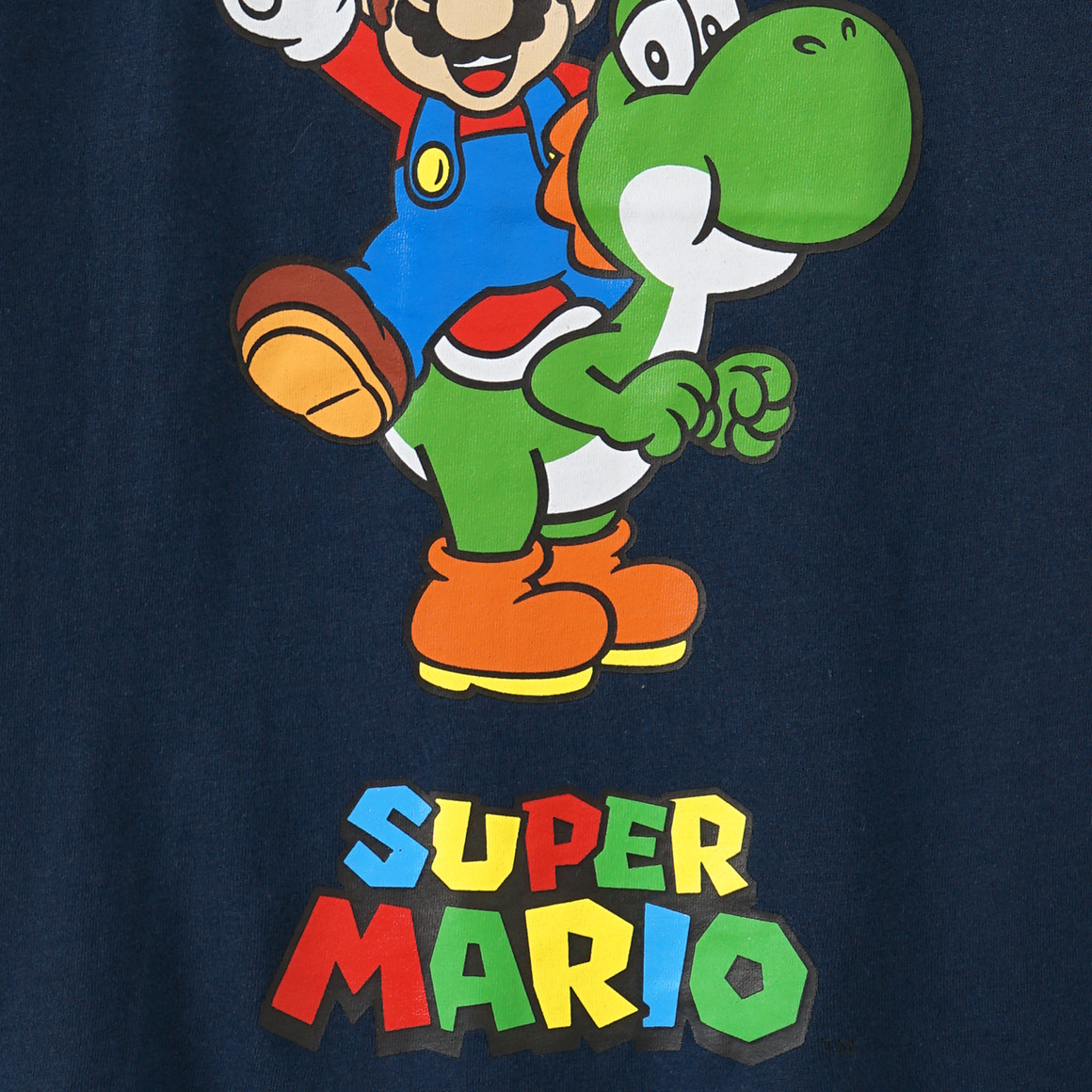 Topolino Super Mario T-Shirt mit Print dunkelblau