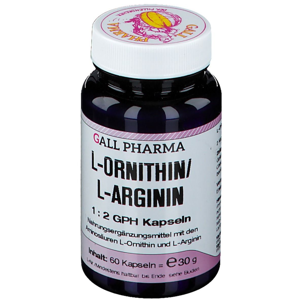 GALL PHARMA L-Ornithin/L-Arginin 1:2 GPH Kapseln