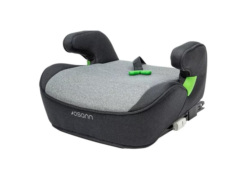 Osann Sitzerhöhung Lux Isofix i-Size Universe Grey Kindersitzerhöhung für bequeme Fahrt im Auto