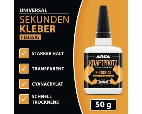 ARKA Kraftprotz Universele vloeibare secondelijm 50 gr