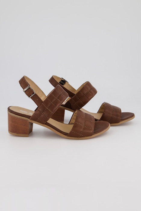Leder-Sandaletten, Lederfutter, Weite H
