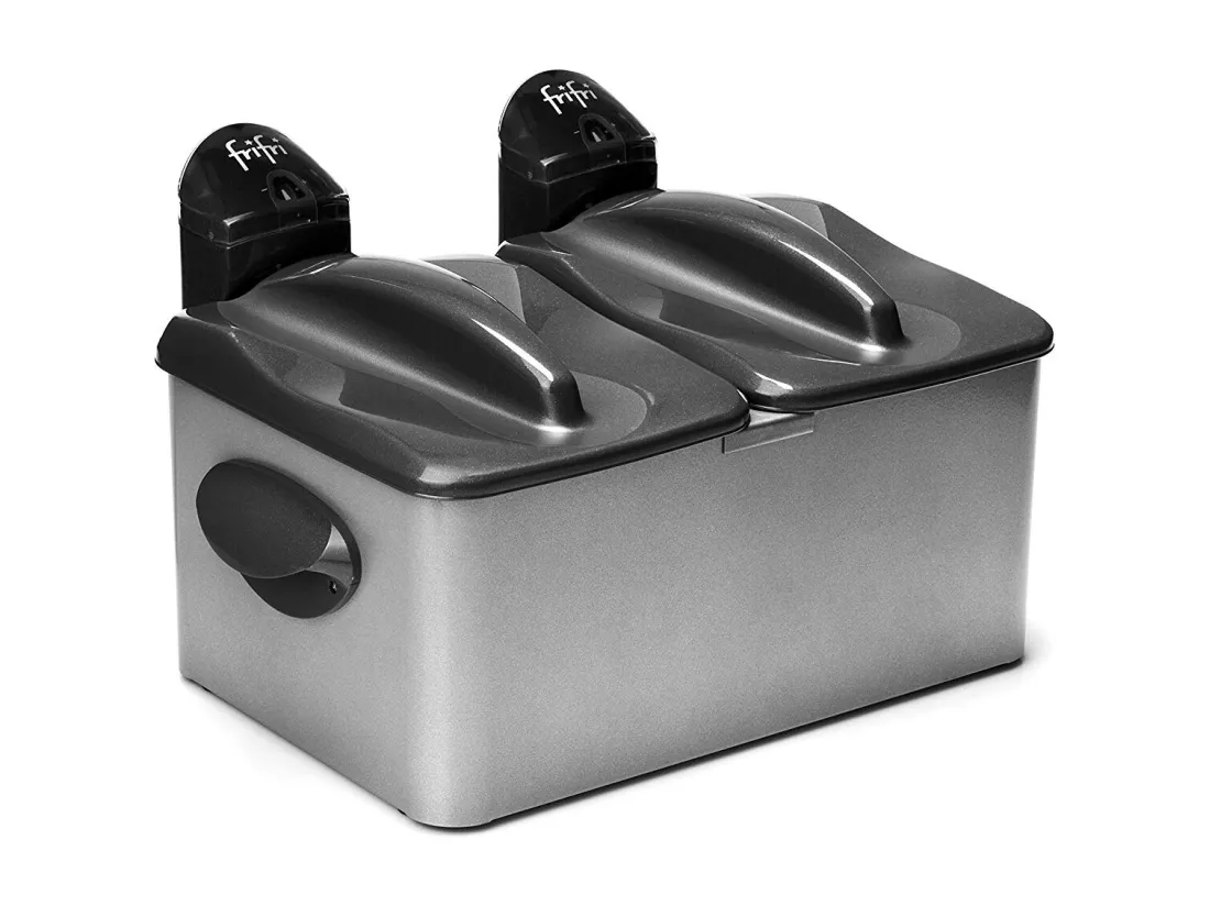 Frifri Friteuse double et mixte 2x3.5l inox - f1968