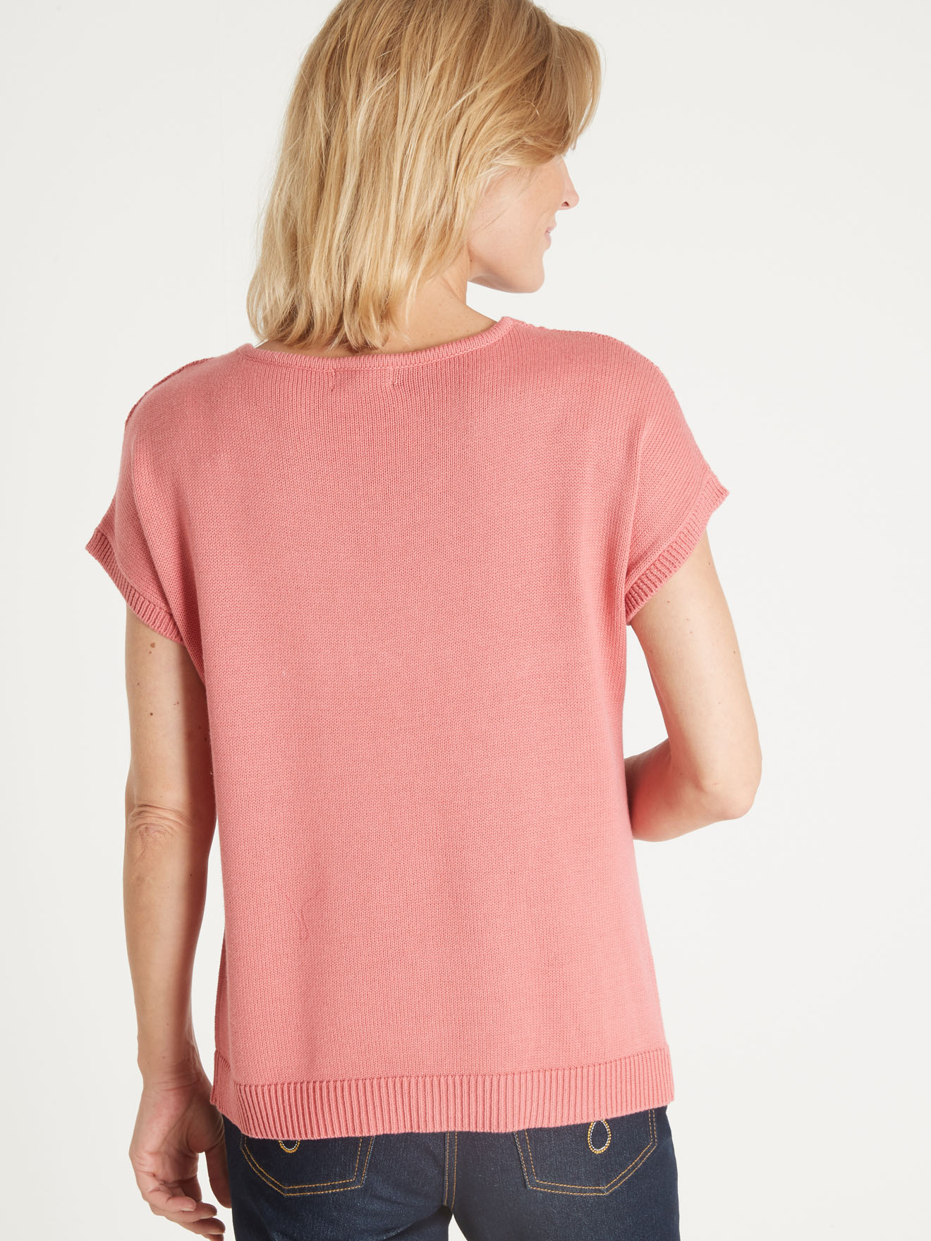Pull manches courtes en T