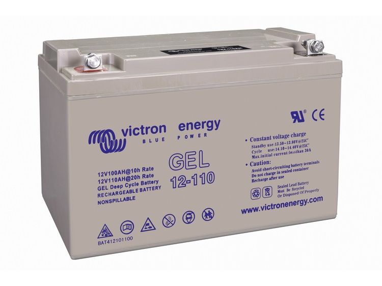 Victron Batterie Gel Deep Cycle 12 V / 110 Ah Gel-Batterie mit langer Lebensdauer