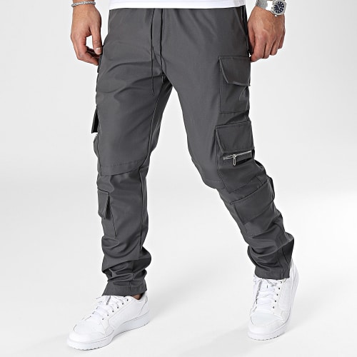 Pantalon Cargo Gris Anthracite