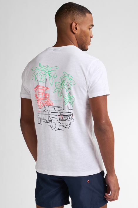 Petrol Industries witte heren t-shirt