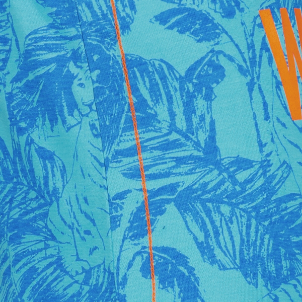 TwoDay jongens singlet blauw met print