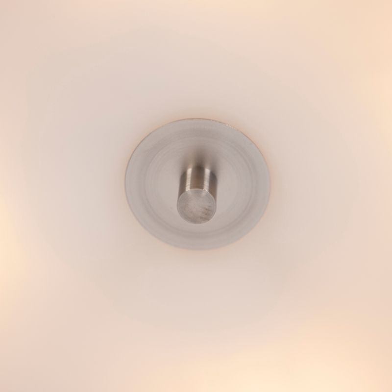 Landelijke plafondlamp grijs 50 cm - Drum