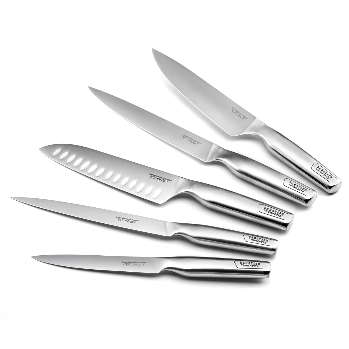 Asean - Trousse 5 couteaux de cuisine Sabatier Trompette