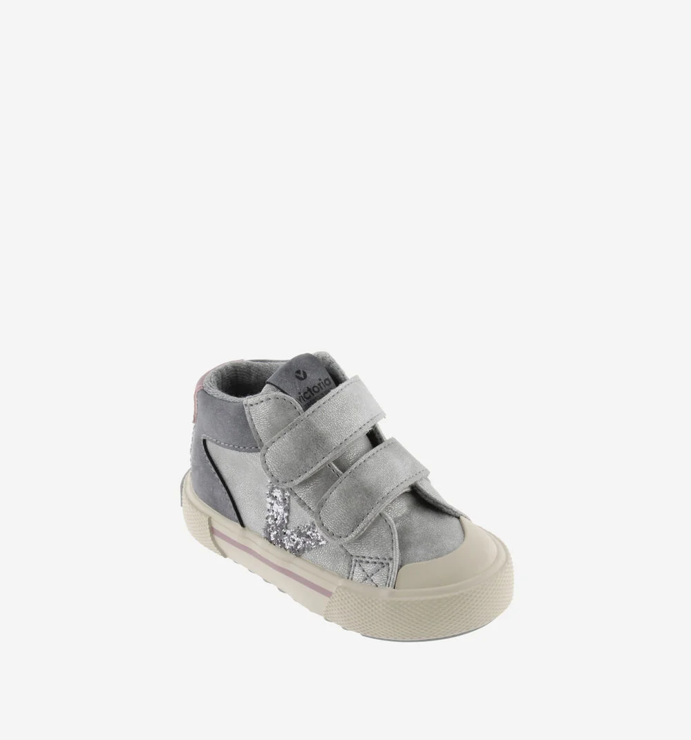 TRIBU SCRATCH MÉTALLISÉ Bottines à paillettes pour filles PLATA
