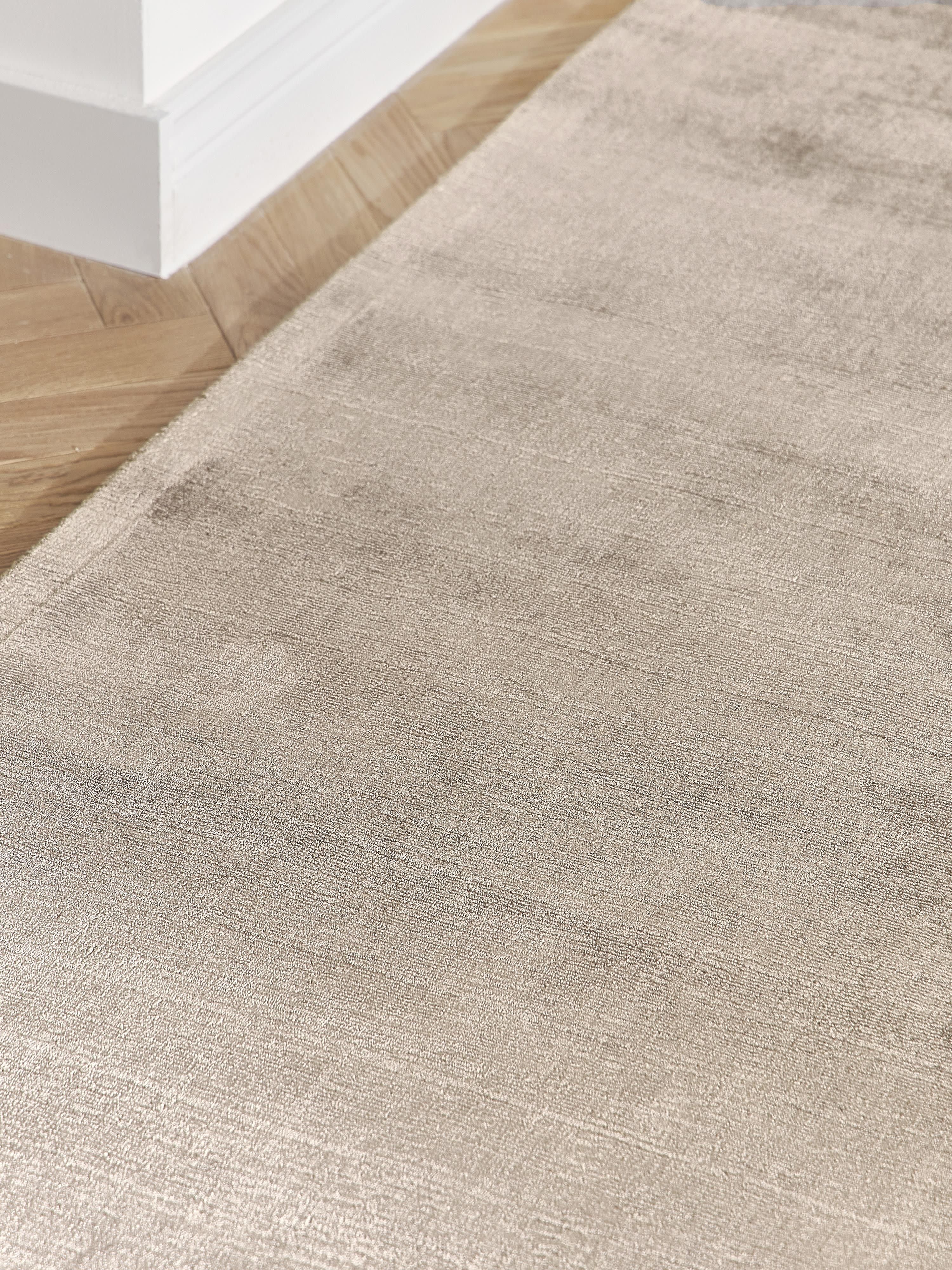 Handgeweven viscose loper Jane