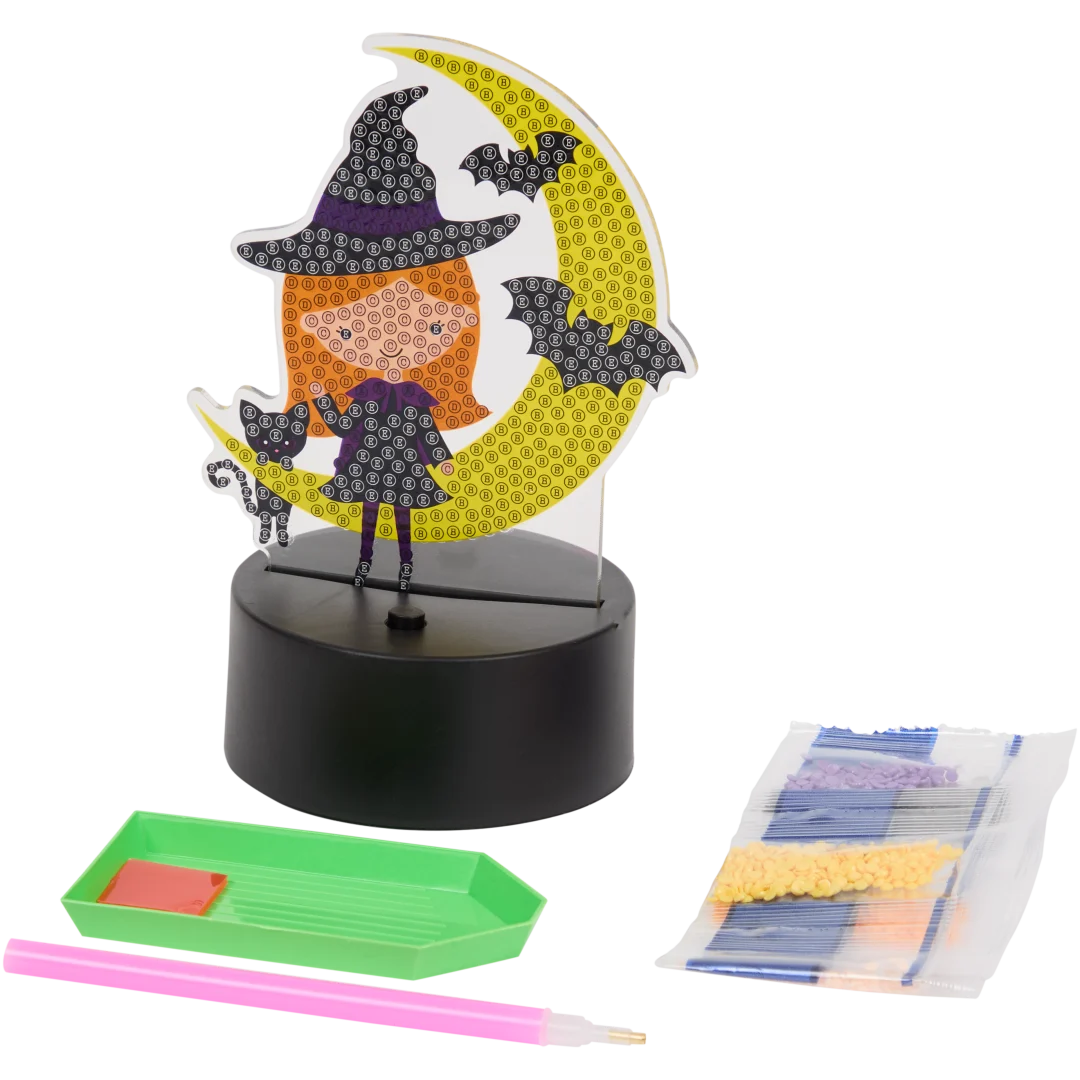 Peinture diamant veilleuse Kids Kingdom Halloween