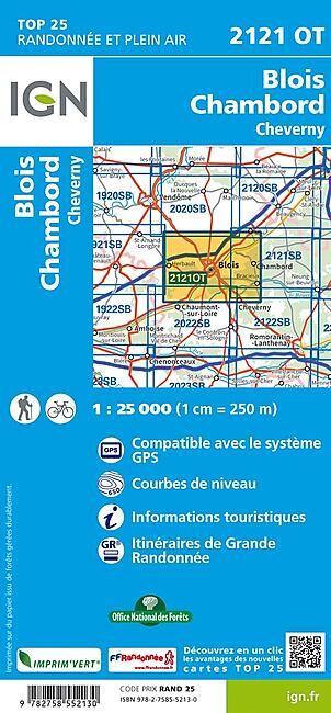 IGN - TOP 25 2121OT BLOIS CHAMBORD 1 25 000