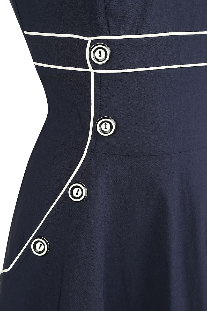 Robe Évasée Claudia Nautical | Voodoo Vixen Robe mi-longue