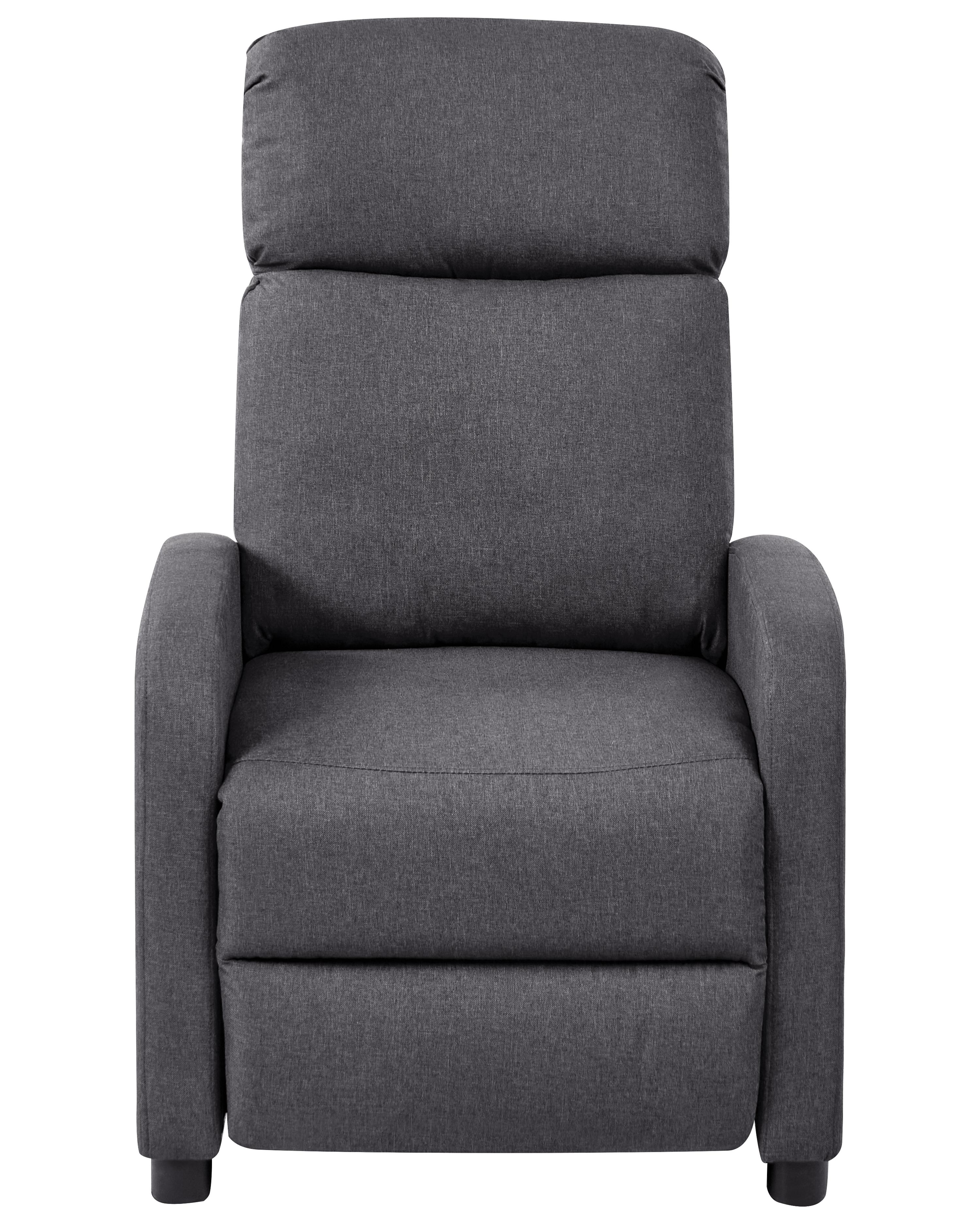 Relaxfauteuil EMINENCE Kunstlinnen Donkergrijs