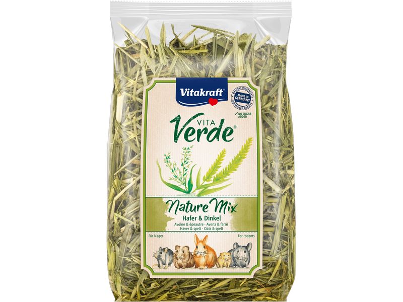 Vitakraft Snack Vita Verde NatureMix Hafer & Dinkel, 100 g Mischfuttermittel für Nager