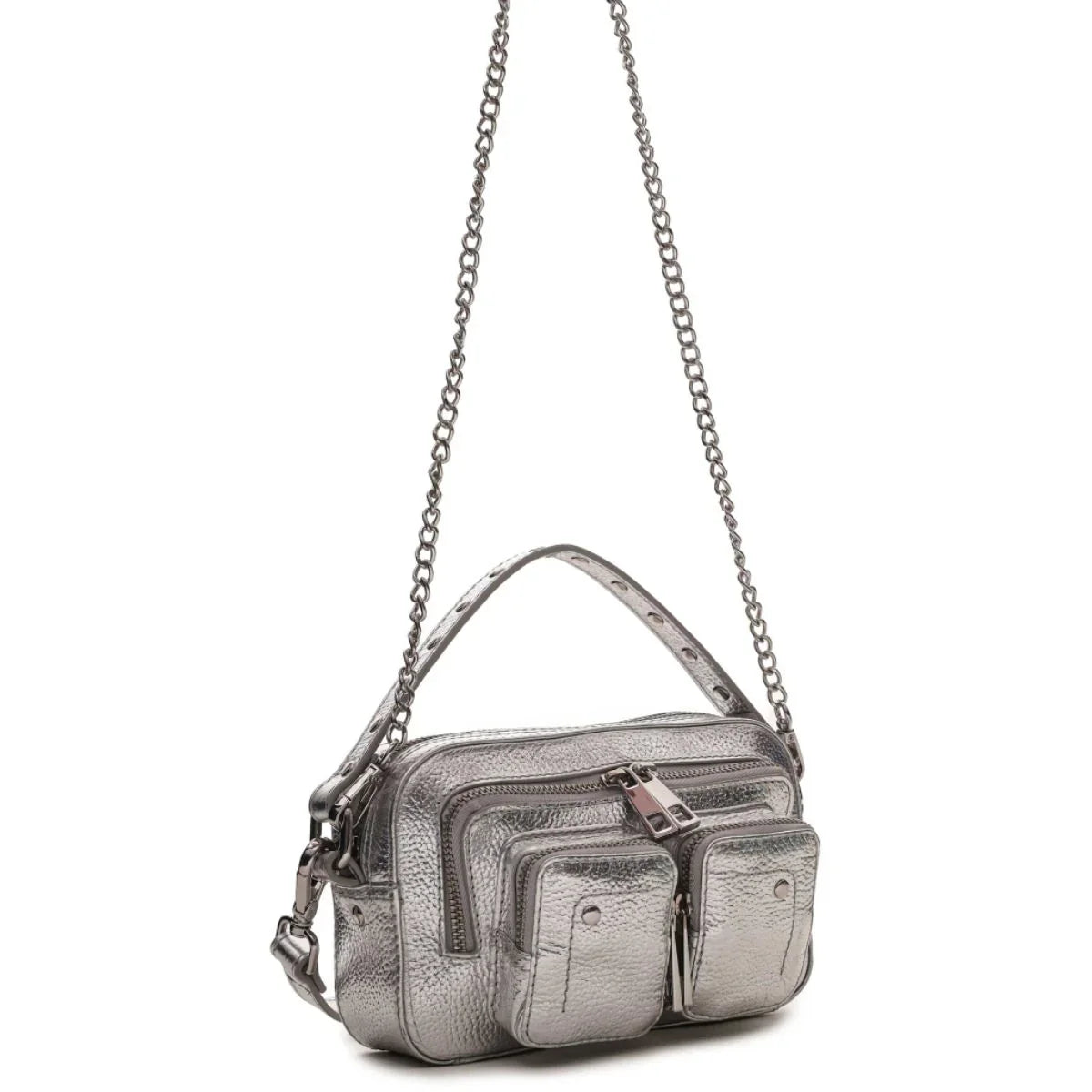 Nunoo | Helena Metallic | Leren schoudertas