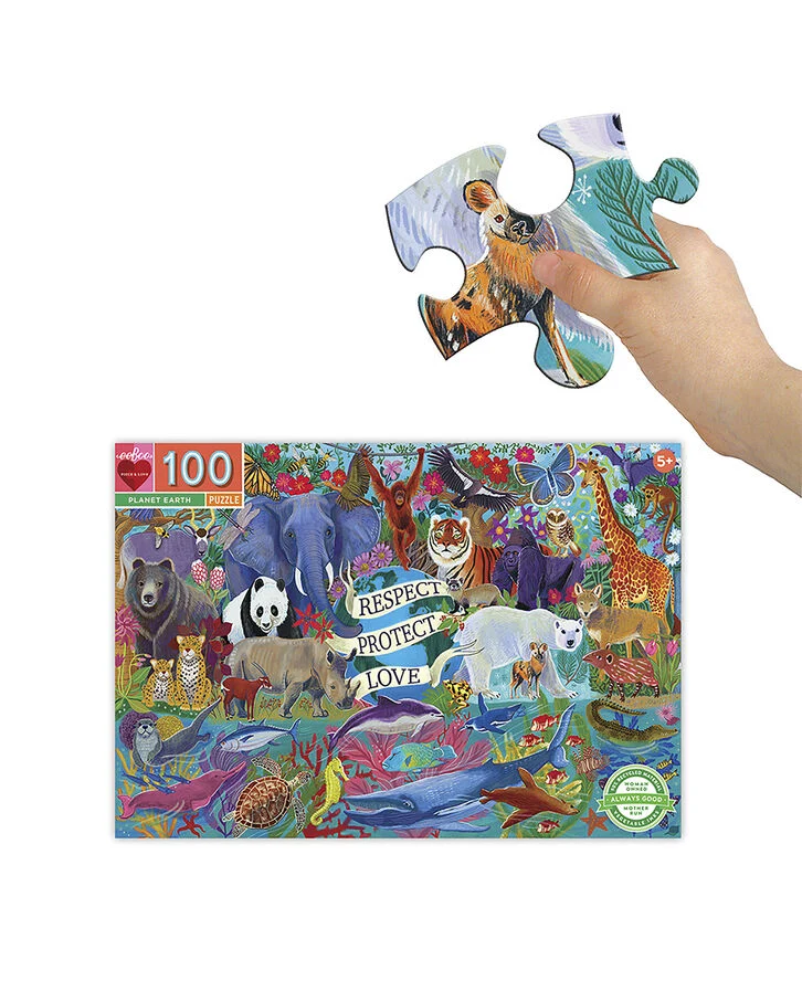 eeBoo eeBoo - Puslespil 100 brk - Planeten Jorden