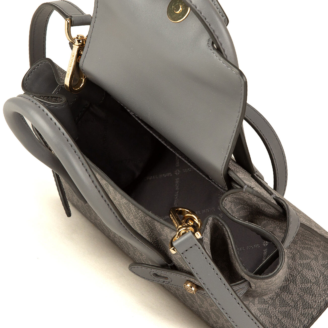 Michael Kors Sac à main Carmen S  gris - 26x17x10 cm