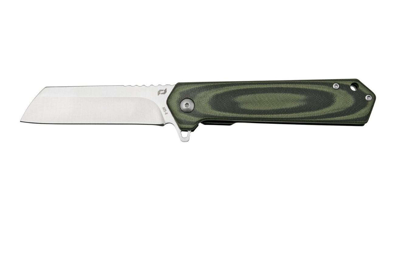 Schrade Lateral 1159291 zwart groen G10, zakmes