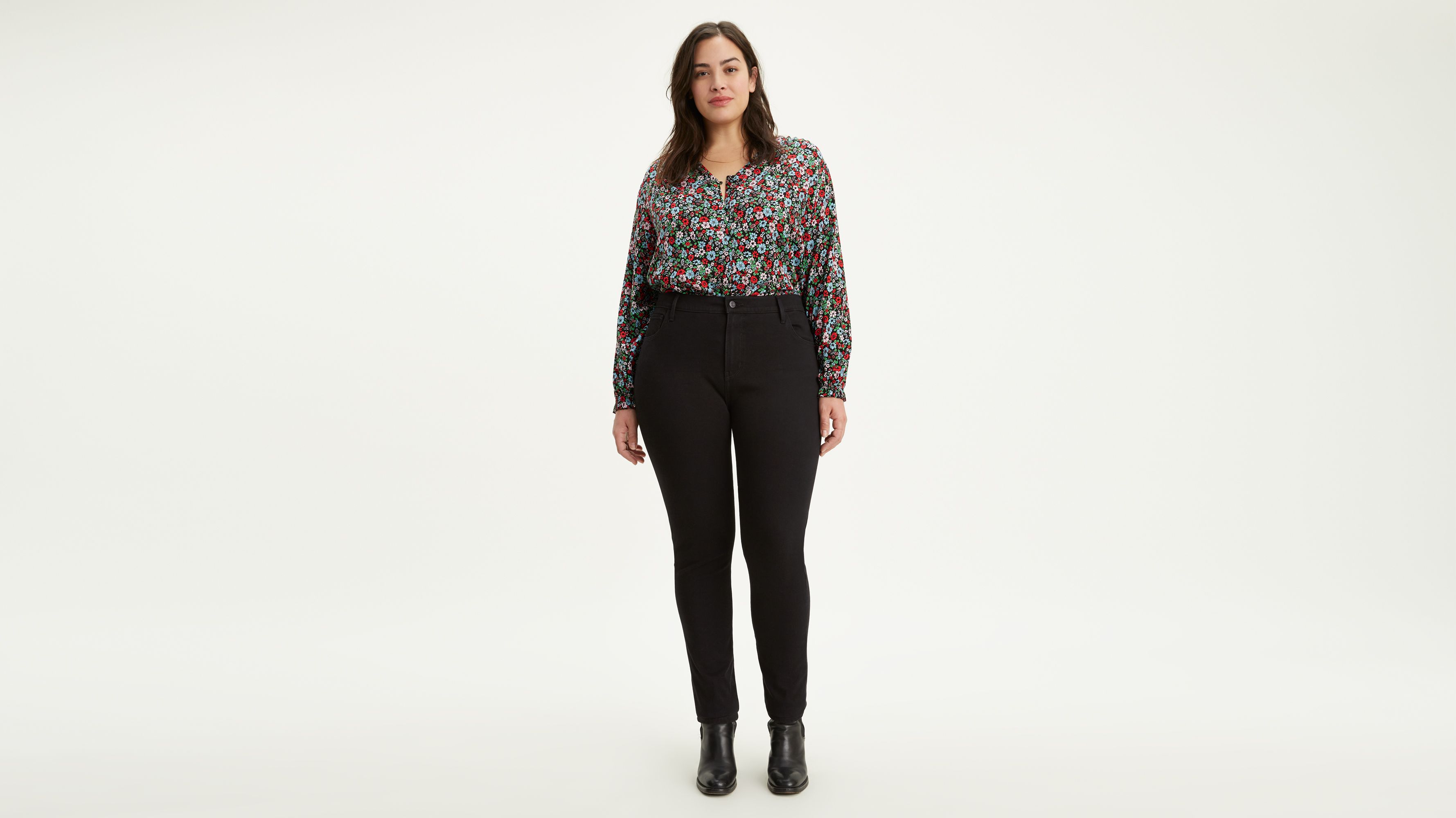 Jean Skinny taille haute 721™ (Plus) - Long Shot - Noir