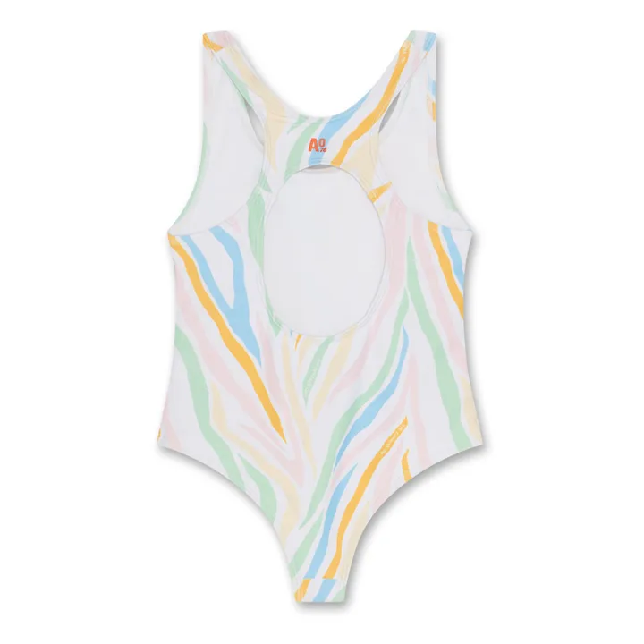 AO76 Maillot 1 Pièce Franzi Zebra | Bleu