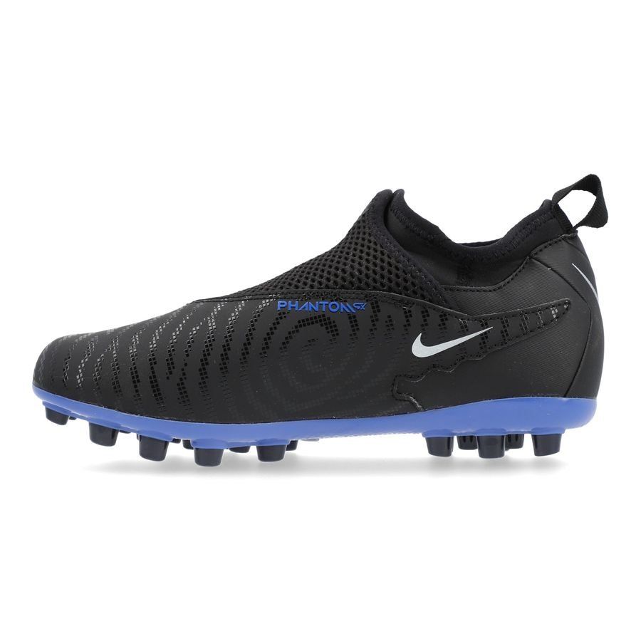 Nike Phantom GX Academy DF AG Shadow - Noir/Chrome/Bleu Enfant