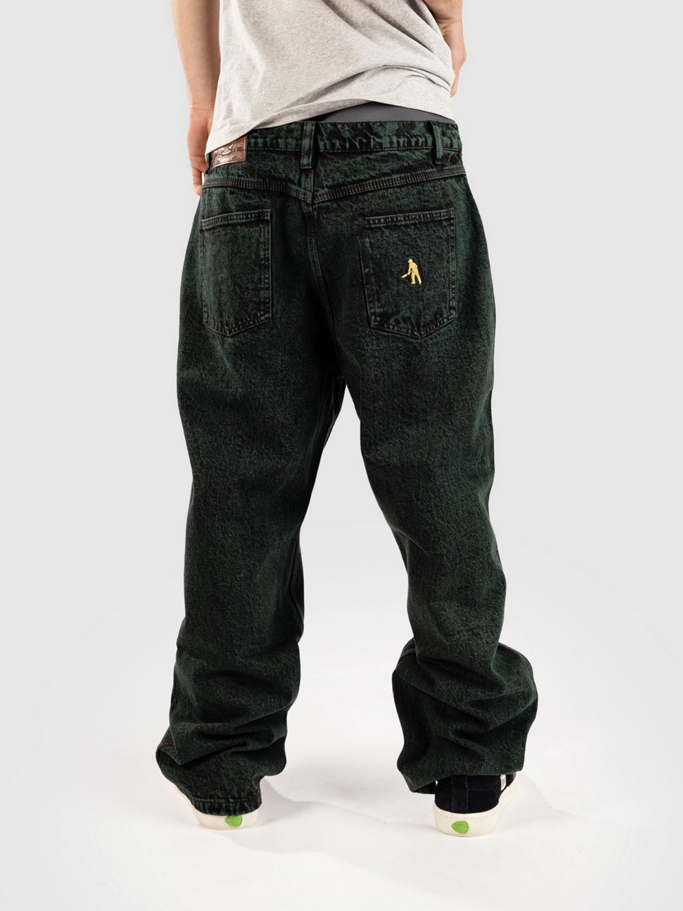Pass Port Workers Club Jeans dark green over/dye