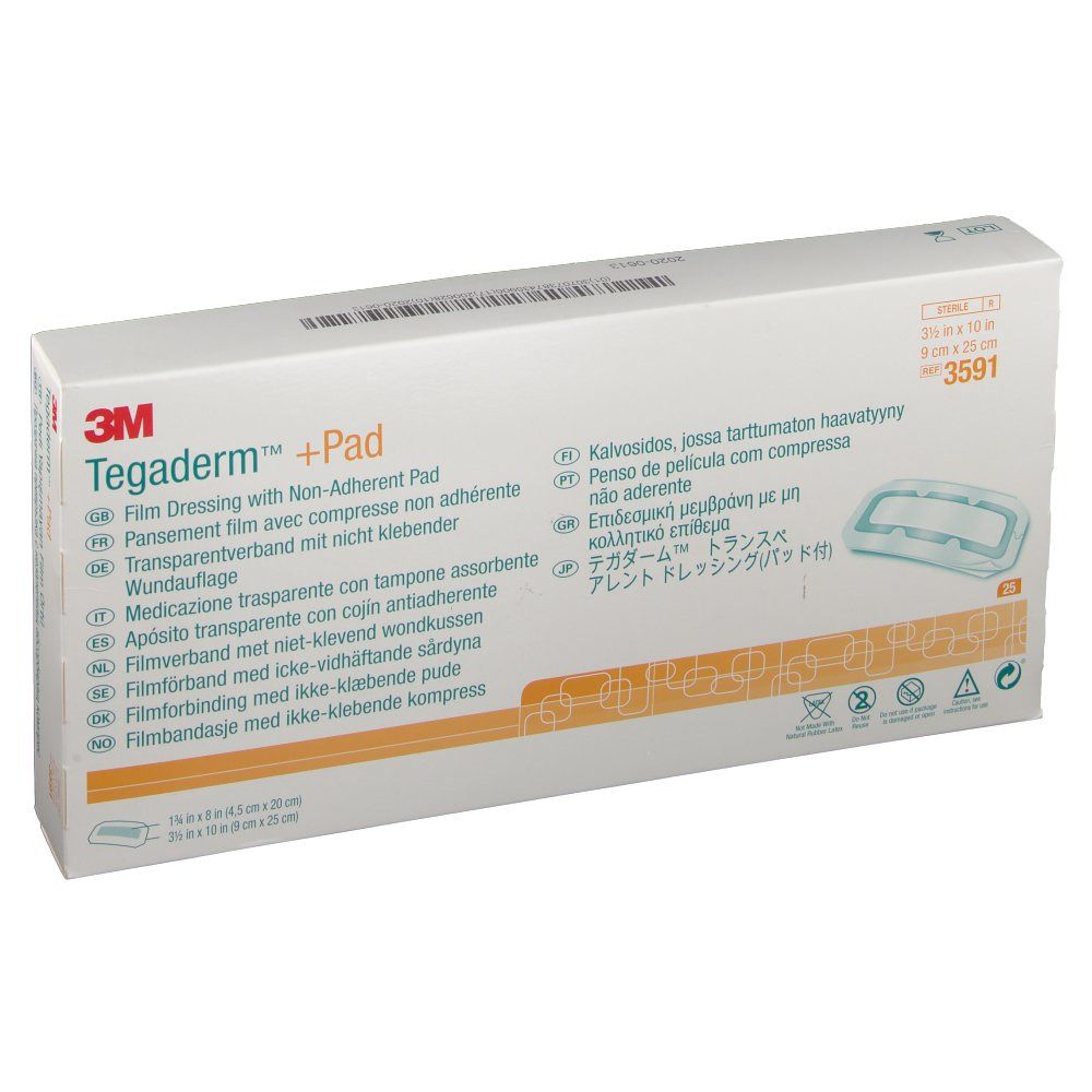 3M Tegaderm + Pad 9 x 25 cm
