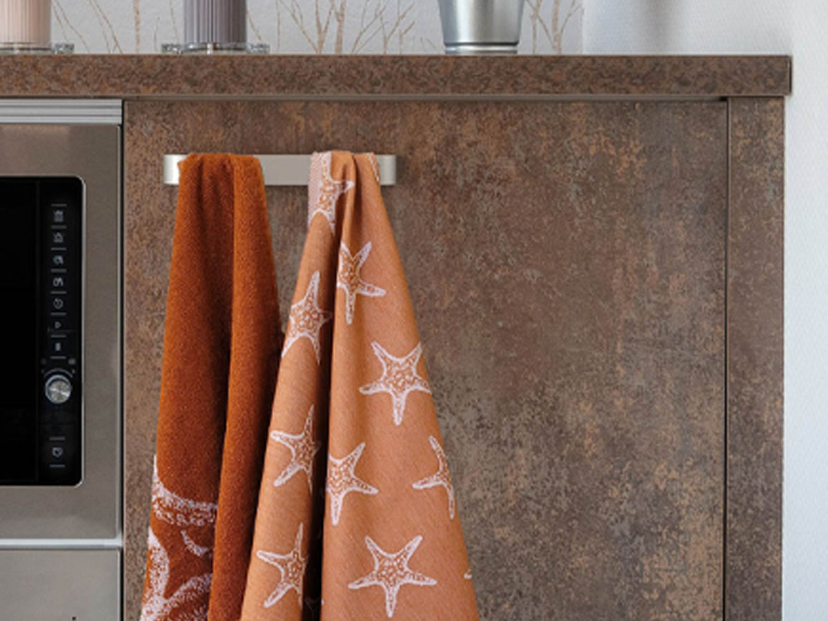 DoubleDry Oceaan 50 x 50 cm set van 6 keukendoeken - rood