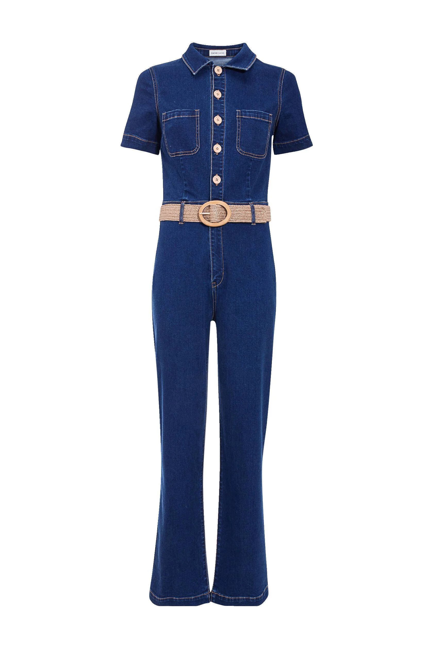 Cache Cache jumpsuit dark blue denim