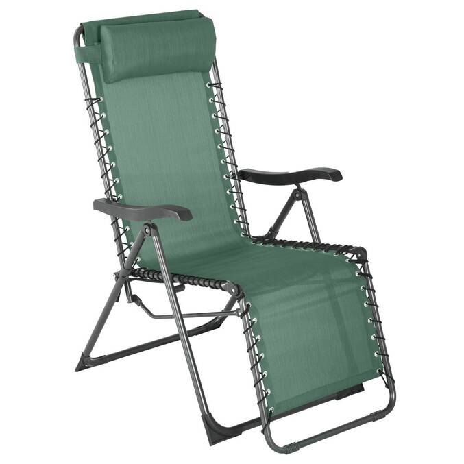 Fauteuil relax de jardin SILOS Vert olive