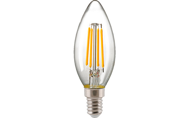 Sigor Filament LED Kerzenlampe dimmbar klar E14 230 V / 2,5 W 250 lm