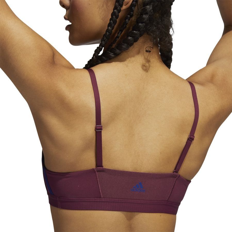 adidas Brassière ALL ME 3-Stripes - Bordeaux/Bleu Femme