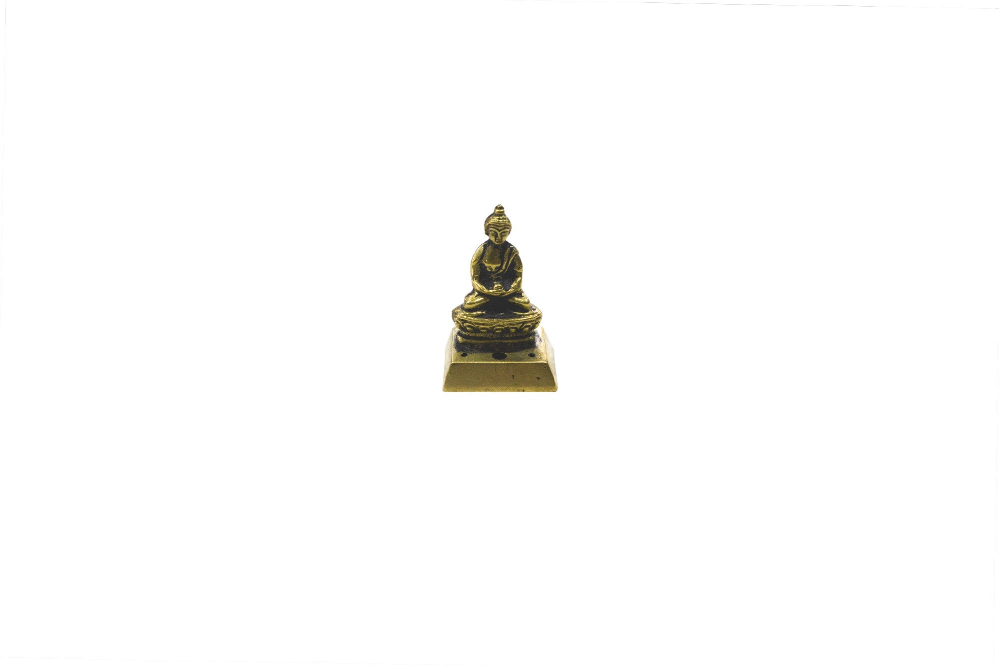 Räucherstäbchenhalter 'Buddha', gold, schwarz, T 3,5 cm, B 5 cm, H 8,5 cm günstig bestellen