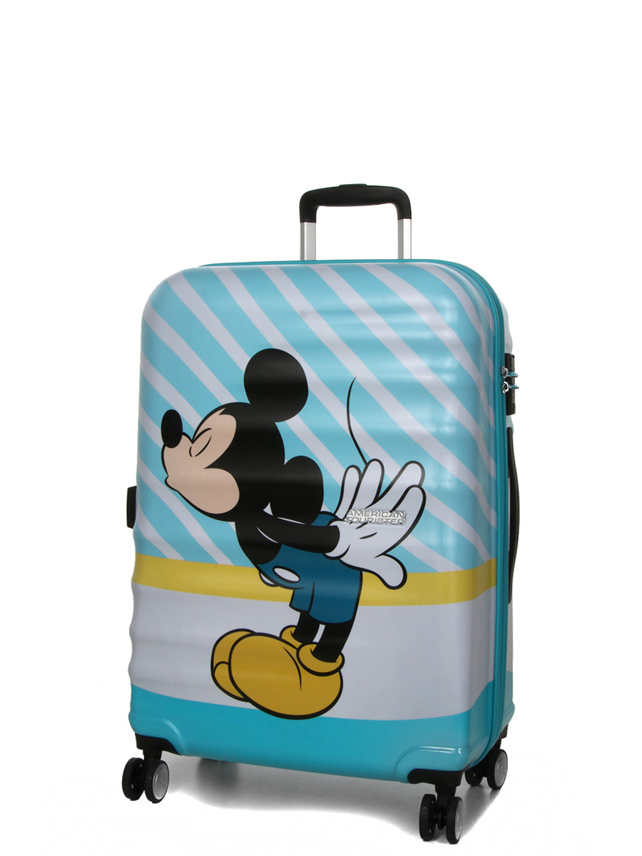 Valise  by American Tourister Mickey Blue Kiss 67 cm