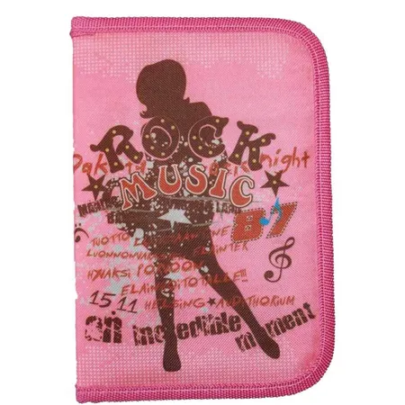 Idena Schüleretui 27tlg. Skateboard o. Rock Music, sortiert