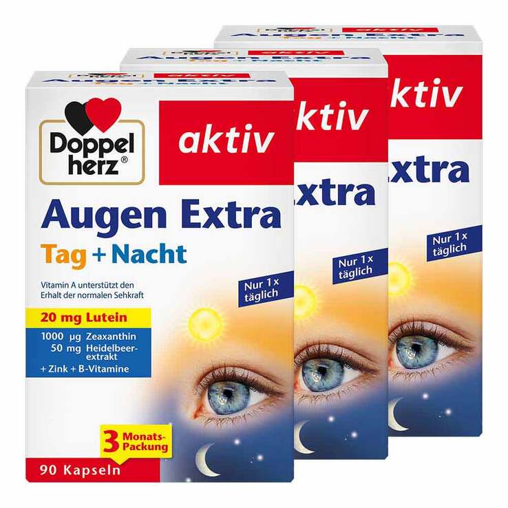 Doppelherz Augen Extra Tag + Nacht Kapseln, 3x90 St
