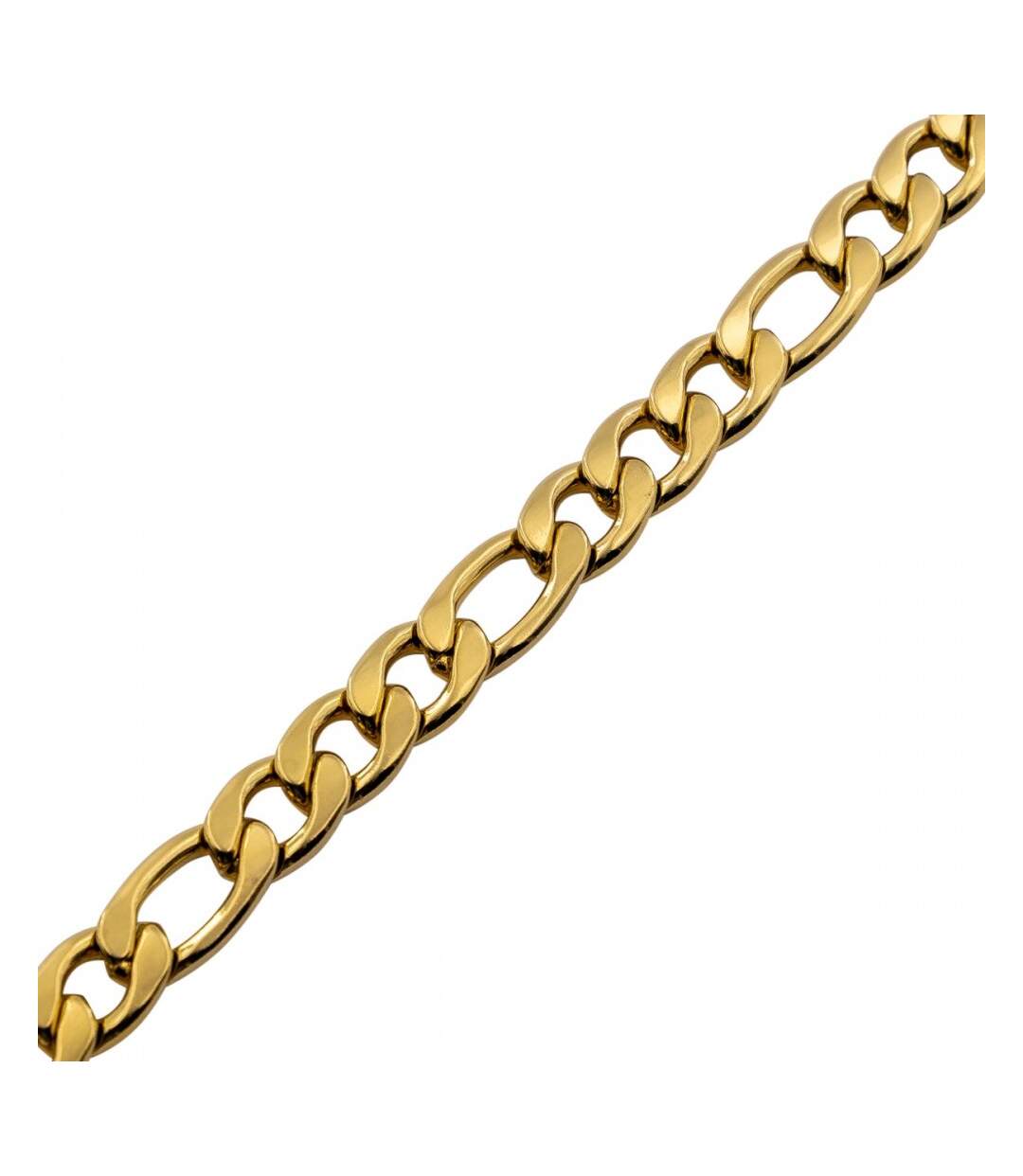Bracelet Homme Acier Couleur Dorée