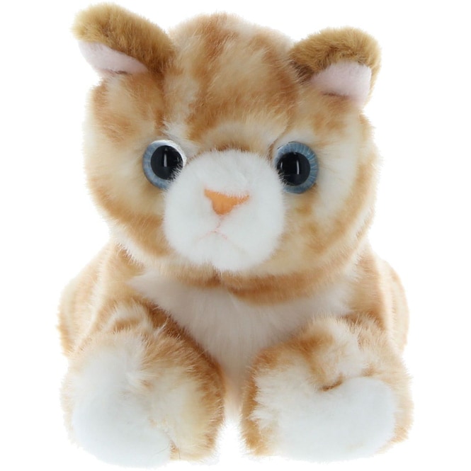 Besttoy - Plüsch-Katze - beige - liegend