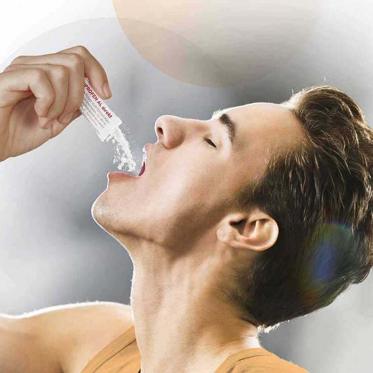 IBUPROFEN AL direkt 400 mg Pulver zum Einnehmen, 20 St