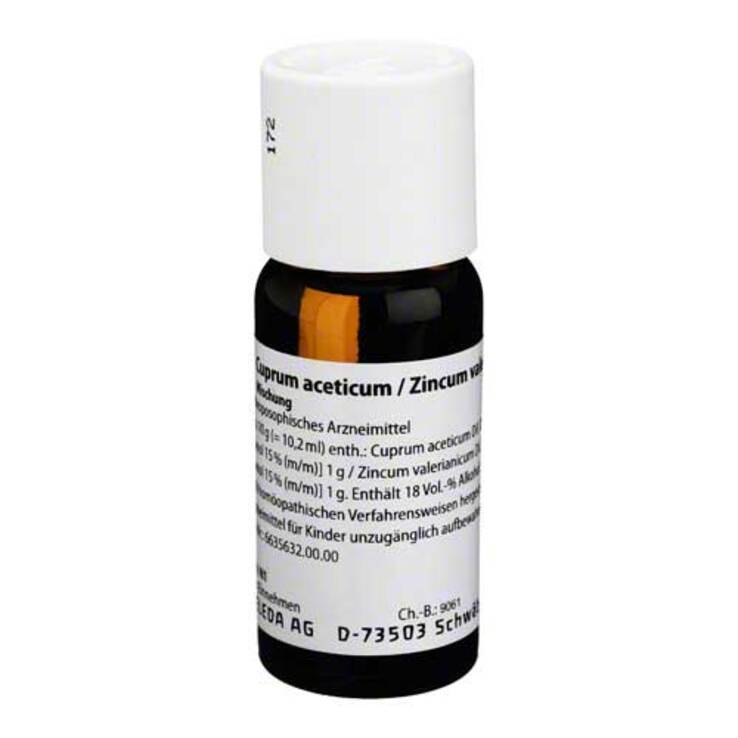 Cuprum aceticum Zincum valerianicum Dilution, 50 ml