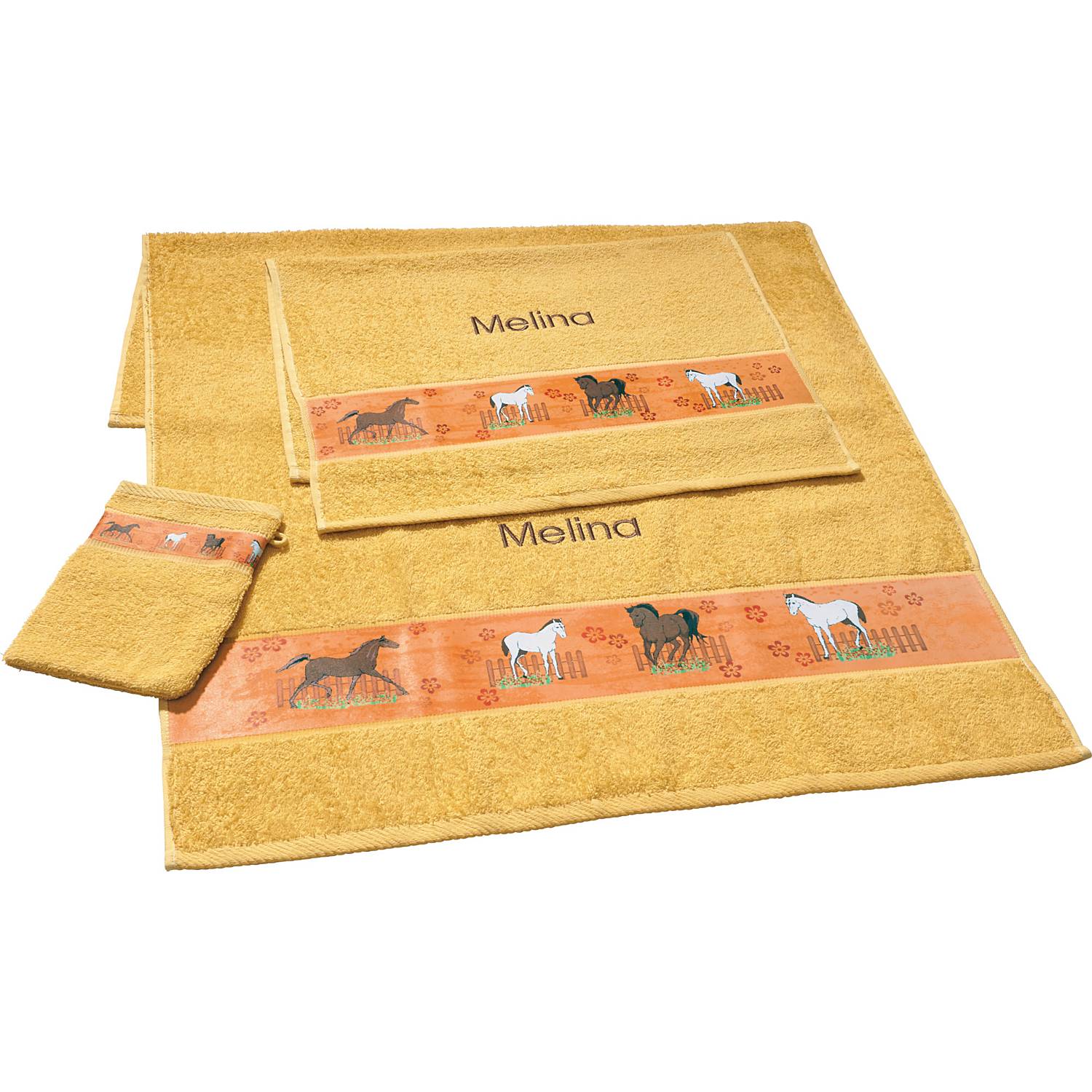 Erwin Müller Kinder-Frottier-Set 3-teilig inkl. Bestickung