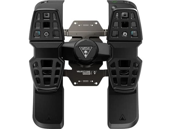 Turtle Beach VelocityOne Rudder, Pedaler, PC, Xbox, Xbox One, Xbox Series S, Xbox Series X, Modusknapp, Koblet med ledninger (ikke trådløs), USB, Sor