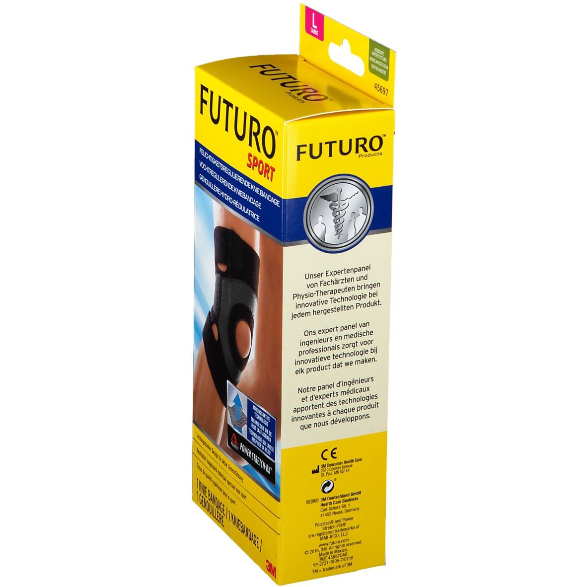 FUTURO™ Sport feuchtigkeitsregulierende Knie Bandage L