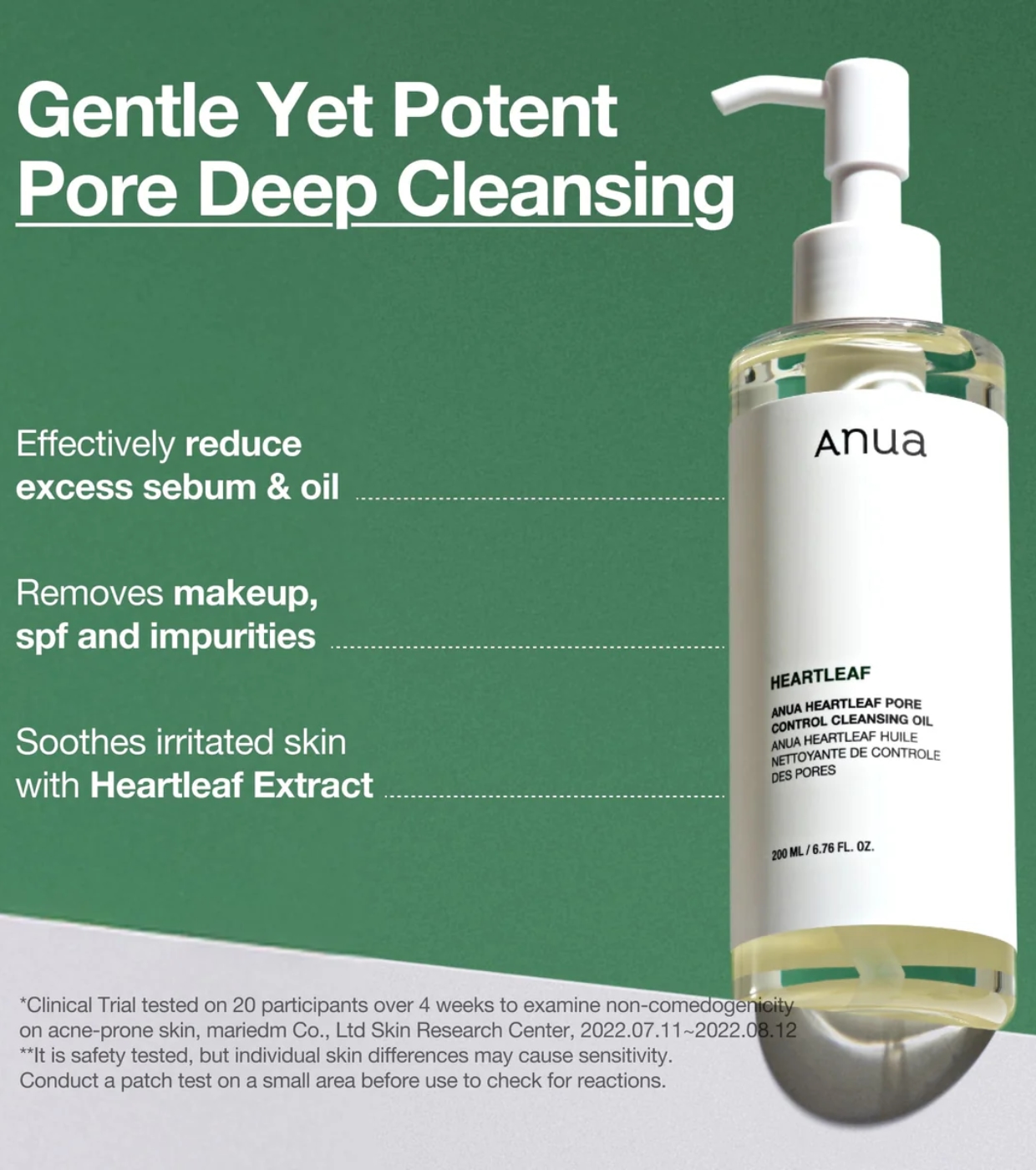 Anua - Óleo de Limpeza Heartleaf Pore Control