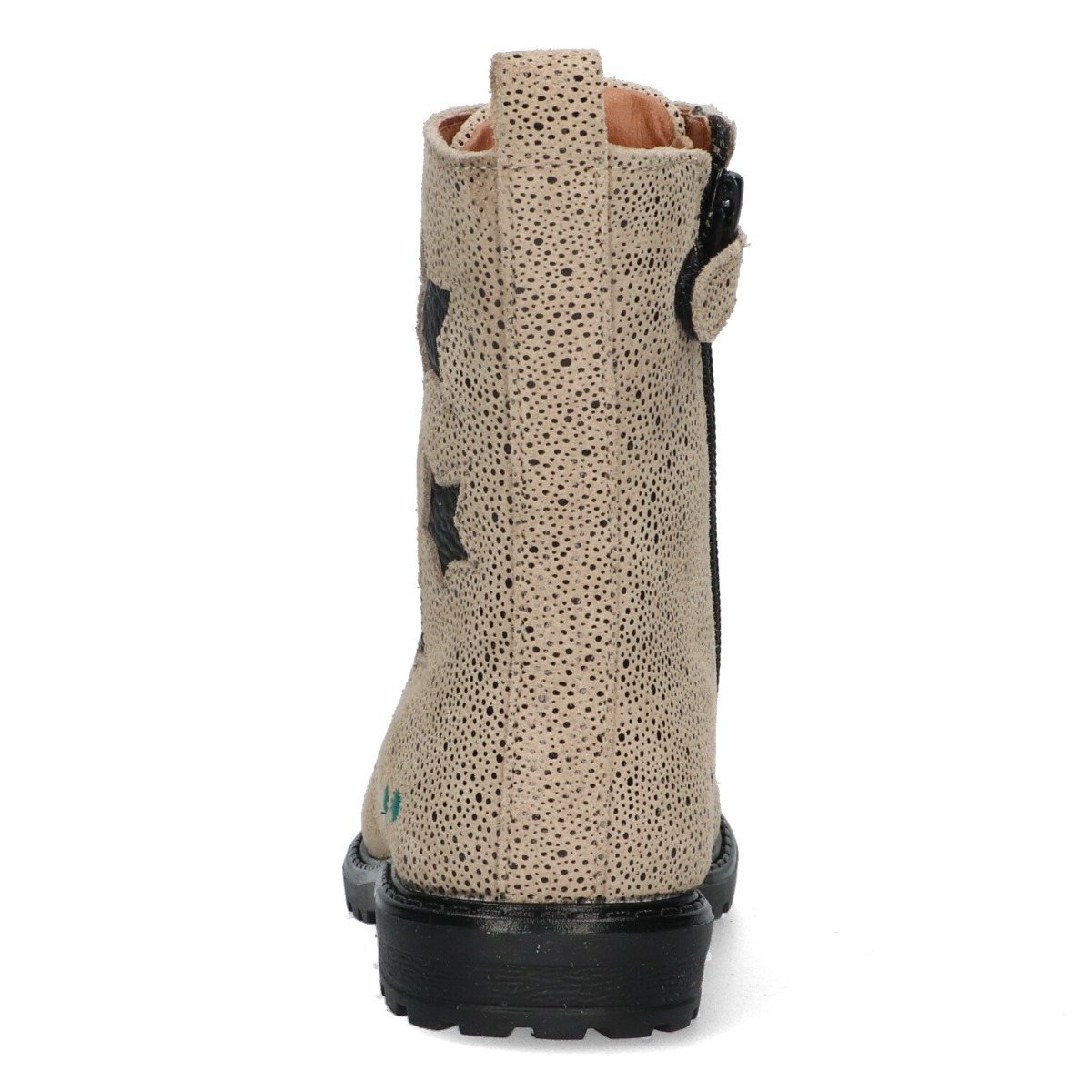 Hailee Happy - Biker Boots Bunnies Taupe