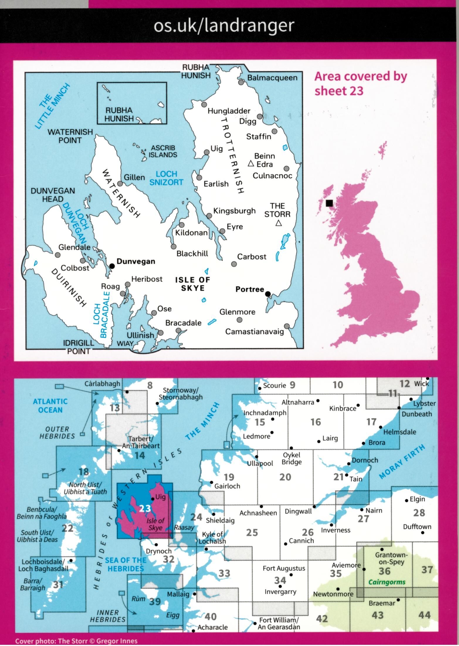 ORDNANCE SURVEY - 23 GB NORTH SKYE 1 50 000