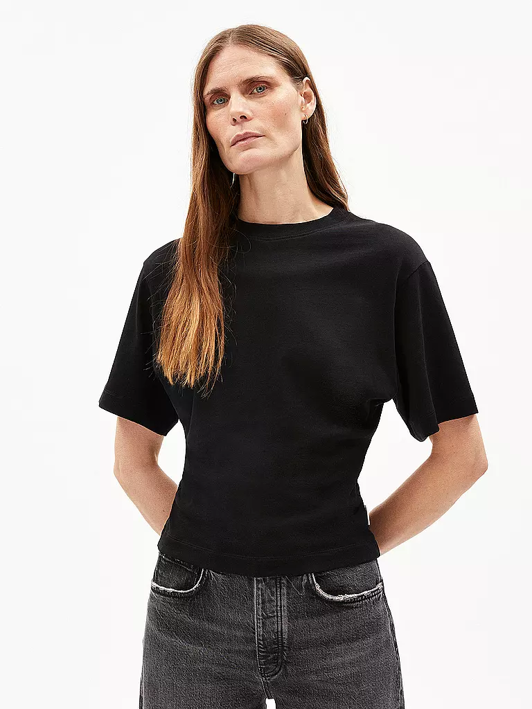 ARMEDANGELS T-Shirt HERSILIAA  schwarz